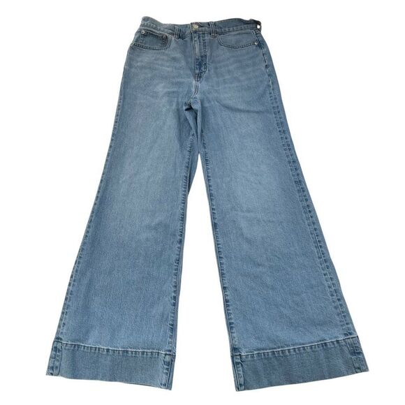 J. Crew '96 Denim Trouser Wide-Leg Flare Jeans Size 27 - Picture 1 of 9